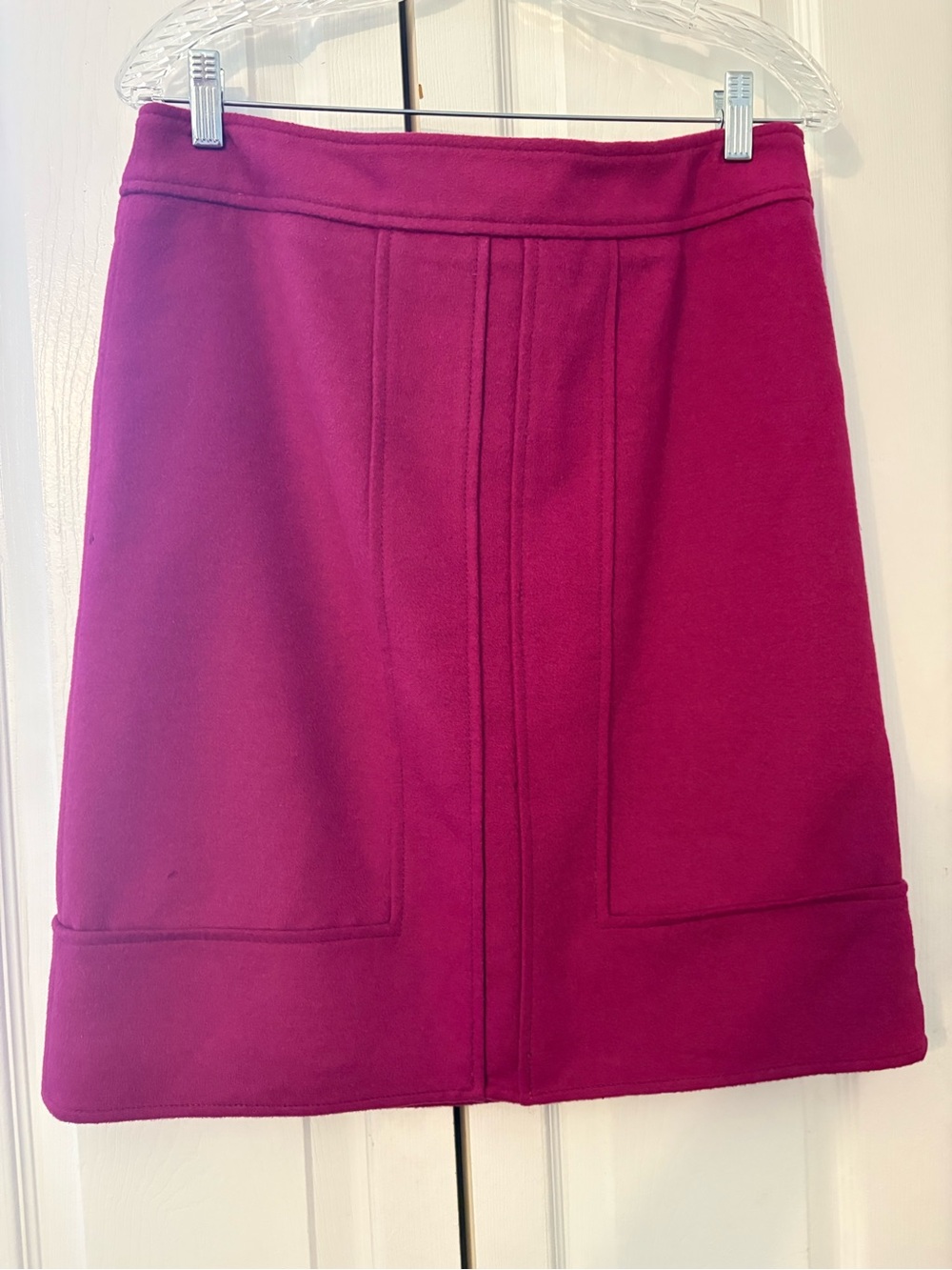 Ann Taylor Magenta A-Line Skirt Size 10